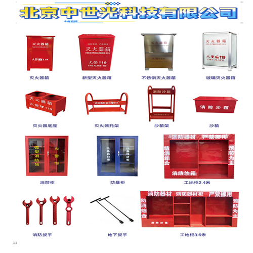 常用消防器材组合
